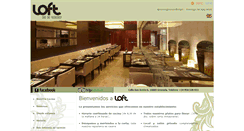 Desktop Screenshot of loft-cafe.com